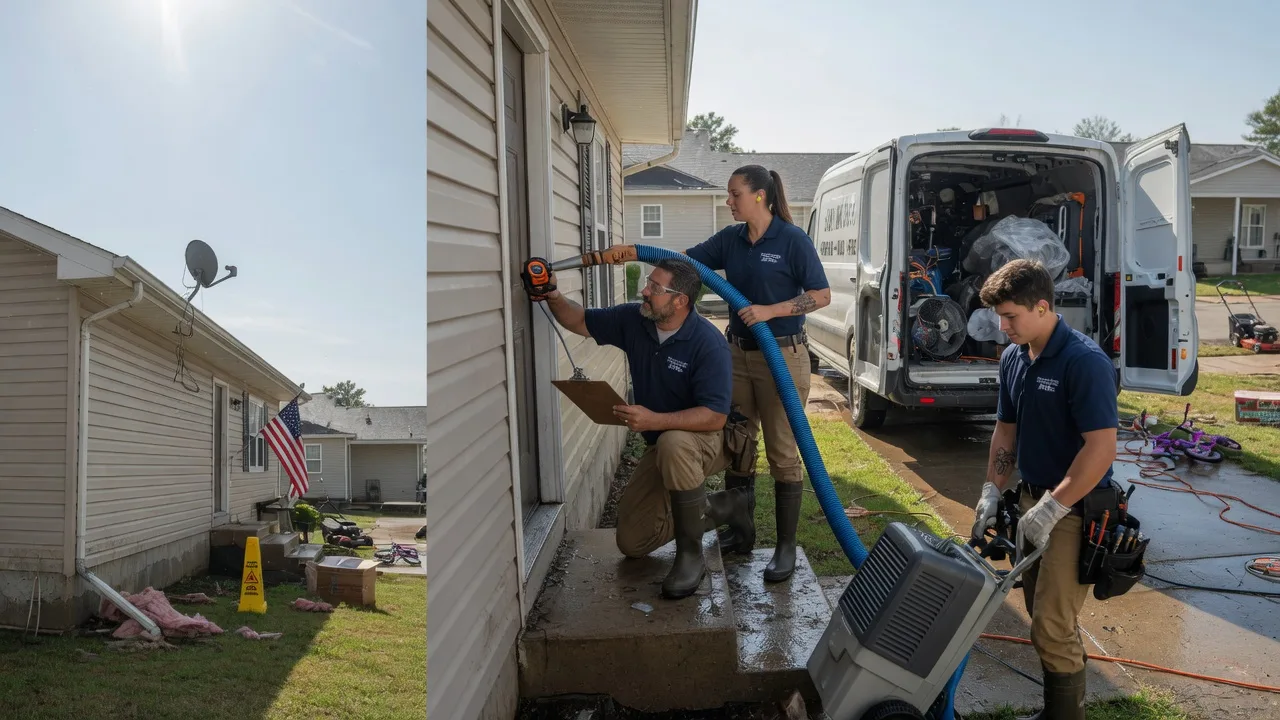 Ceiling Water Damage Restoration in Woodston, KS near me